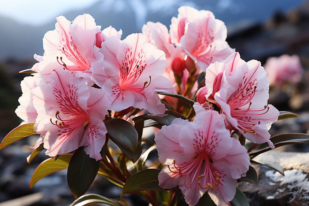 West Virginia State Flower - Rhododendron (Rhododendron maximum)
