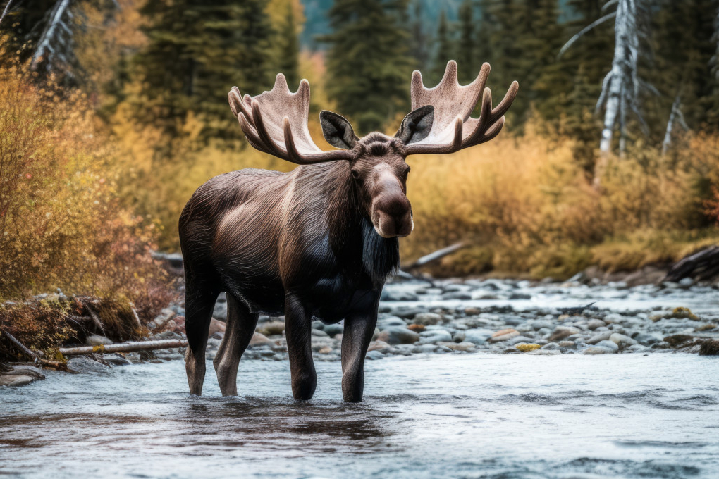 Maine State Mammal - Moose