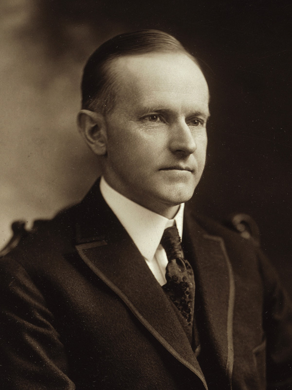 Portrait of President Calvin Coolidge