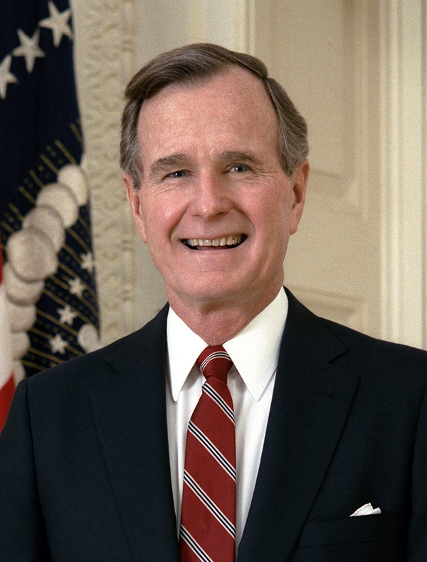 Portrait of President George H.W. Bush