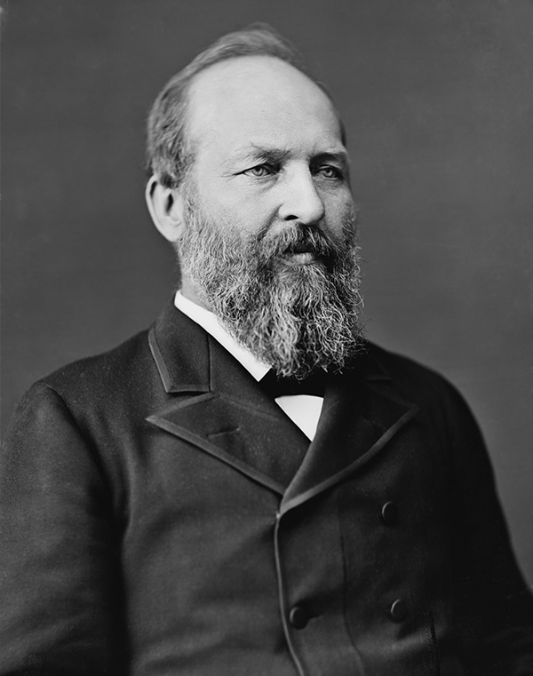 Portrait of President James A. Garfield