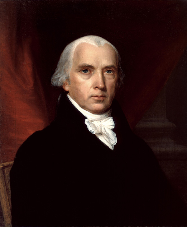 Portrait of President James Madison