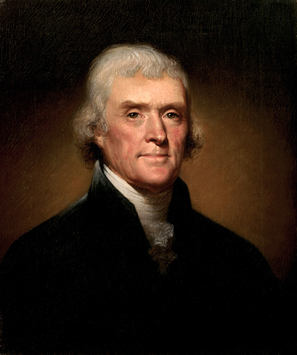 Portrait of President Thomas Jefferson