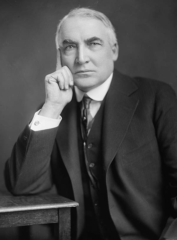 Portrait of President Warren G. Harding