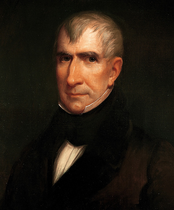 Portrait of President William Henry Harrison