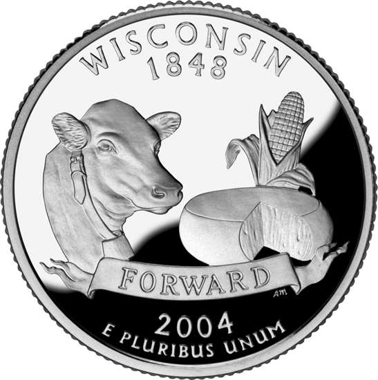 State Quarter of Wisconsin
