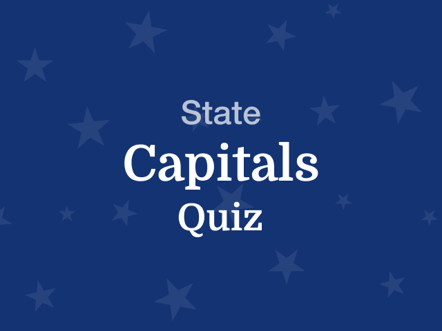 50 States Capitals Quiz