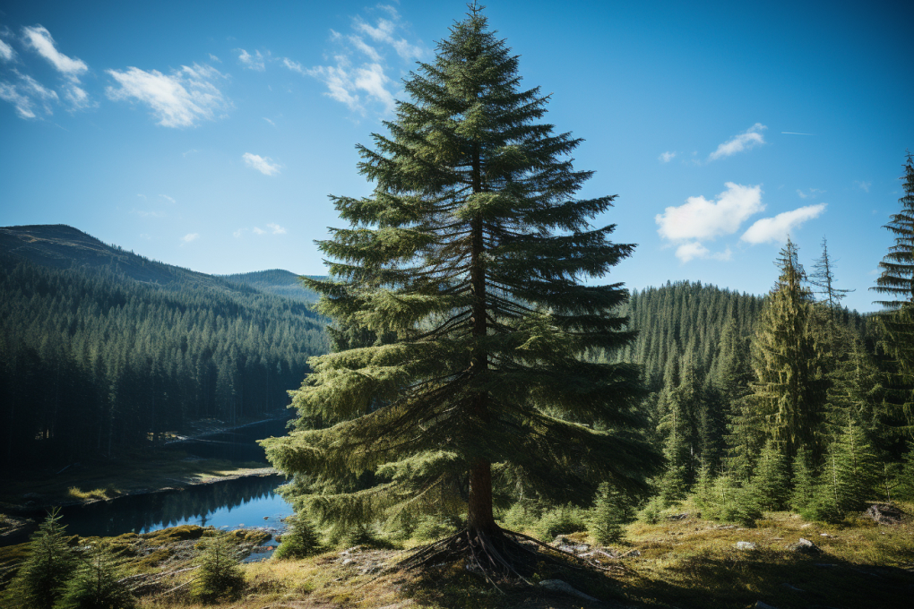 Colorado State Tree - Colorado Blue Spruce (Picea pungens)