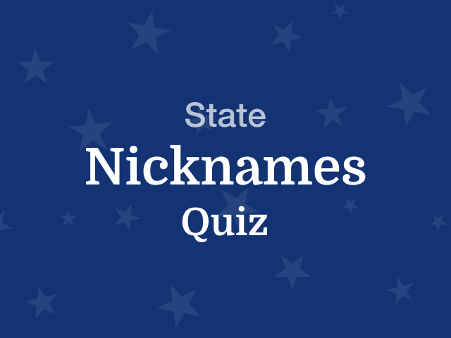 50 States Nicknames Quiz